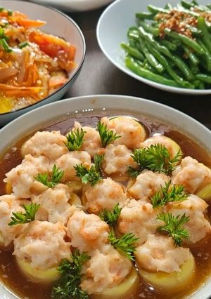 Foto resep Tahu kukus udang