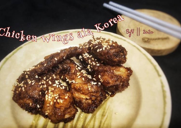 Resep Spicy Chicken Wings ala Korea #Week13 Anti Gagal