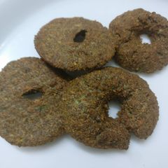 Ragi and lentils vada A picture of Ragi and lentils vada.