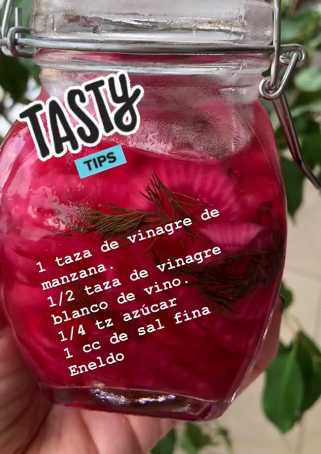 Una foto de Cebolla encurtida