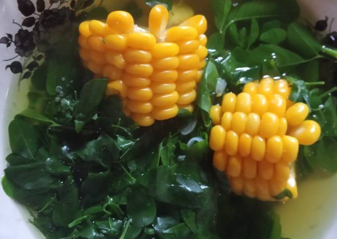 Anti Ribet, Bikin Sayur bening kelor dan jagung Praktis