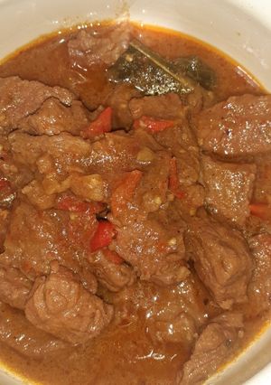 Foto resep Daging Sapi Bumbu Merah Pedas Manis