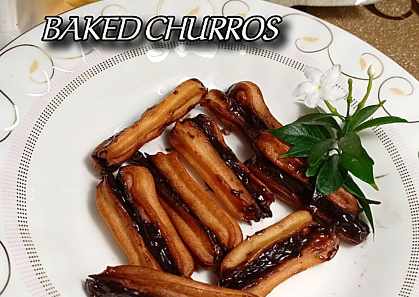 BAKED CHURROS😍