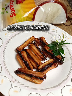 A picture of BAKED CHURROS😍.