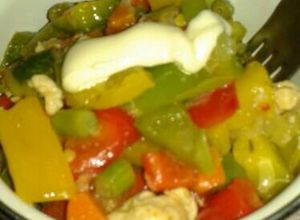 Una foto de Chop suey de pollo
