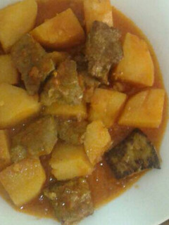 صورة لوصفة كبدة بالبطاطس على طريقتي