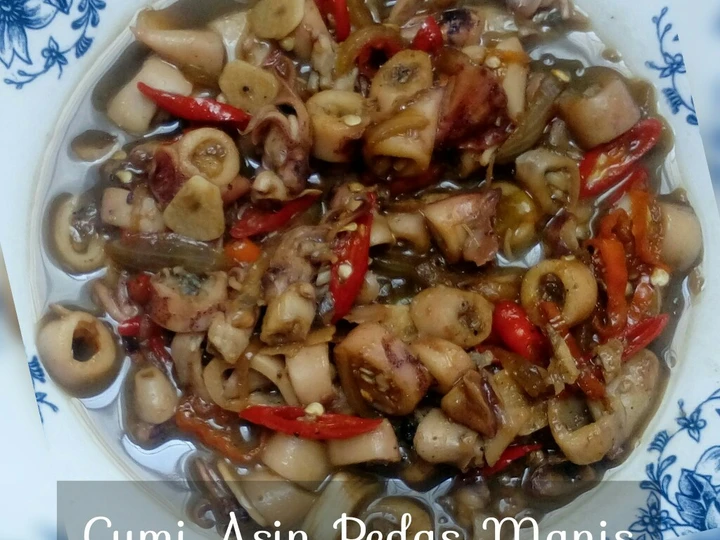 Cara Mudah Menyiapkan Resep  Tumis Cumi Asin Pedas Manis yang Menggugah Selera, Enak