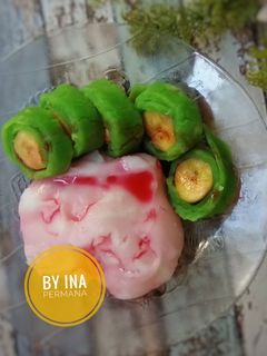 Foto resep Es pisang ijo