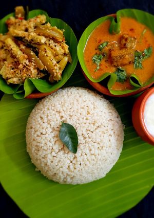 A picture of Kodo millet rice.