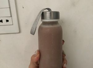 Hình của món Sữa đậu đỏ hạt kê macca.