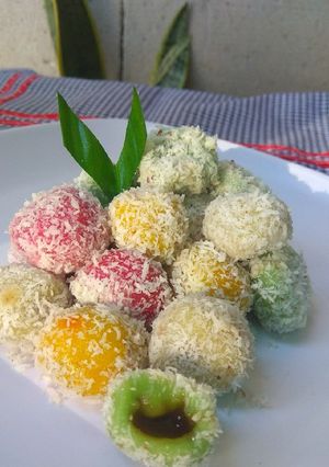 Foto resep Klepon Ubi Rainbow #kamismanis