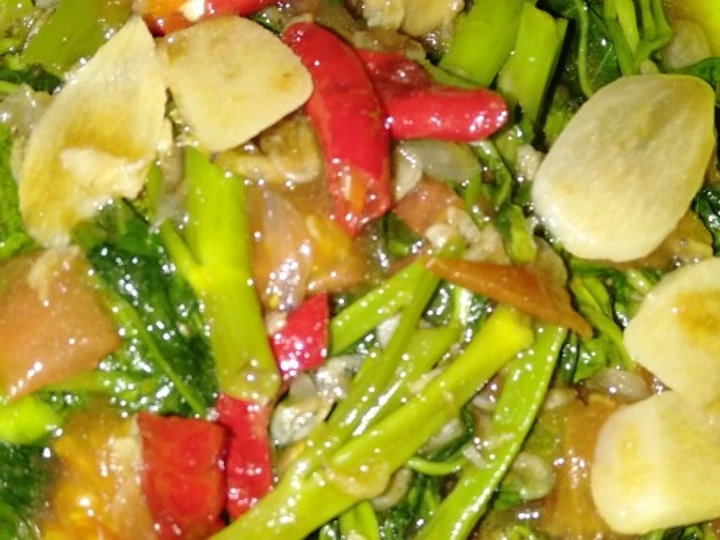 Langkah Gampang Membuat Resep Cah kangkung Saus tiram yang Lezat Anti Ribet, Lezat Sekali