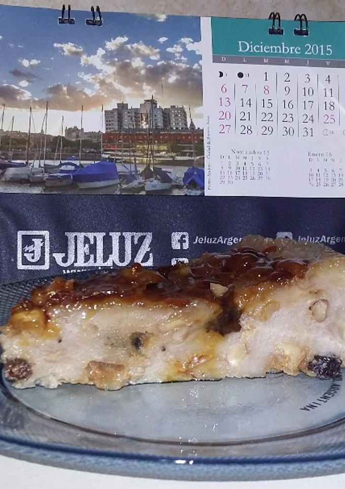 Una foto de BUDIN DE PAN EN MICROONDAS