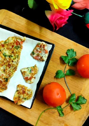 এগ হোয়াইট মশলা অমলেট (egg white masala omelette recipe in bengali) রেসিপির প্রধান ছবি