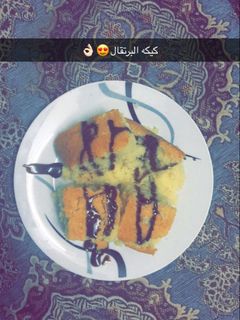 صورة لوصفة كعك برتقال 😋💕