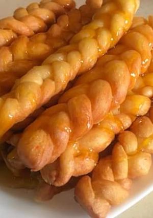 صورة لوصفة حلوى الضفائر