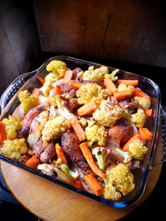 Foto resep Baked Chicken mix Vegetables