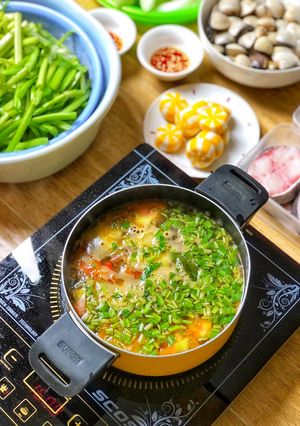 Hình của món Lẩu Thái Hải Sản.