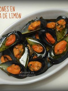 Una foto de Mejillones en vinagreta de limón