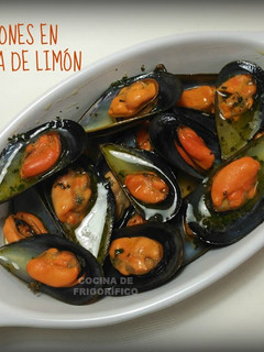 Una foto de Mejillones en vinagreta de limón