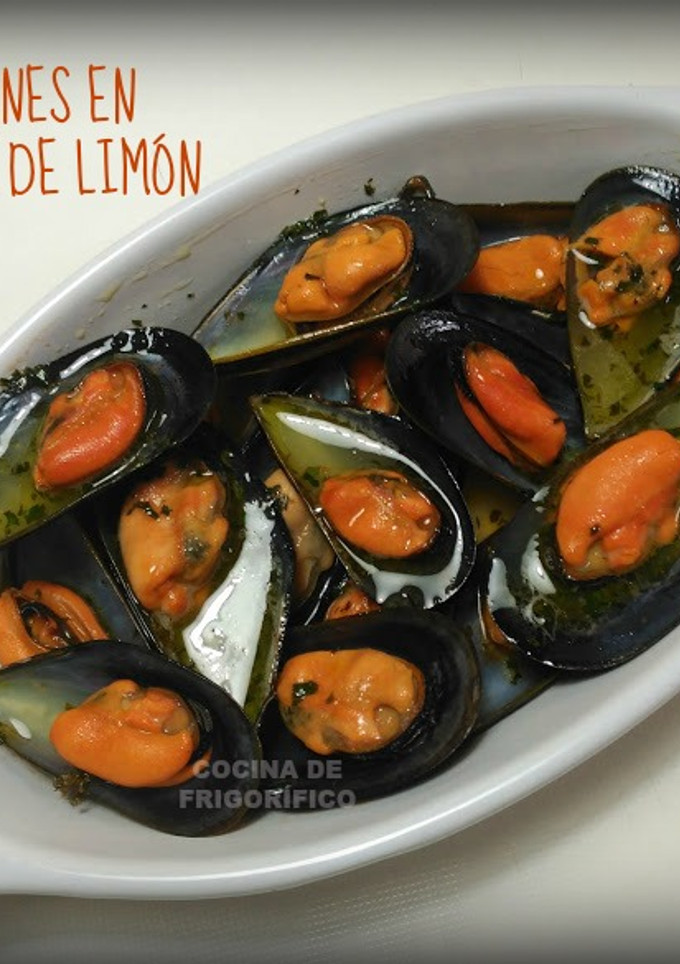 Una foto de Mejillones en vinagreta de limón