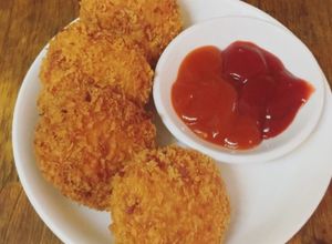 Croquetas de papa Una foto de Croquetas de papa