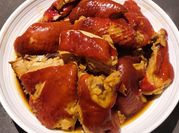 A picture of sauce glaze