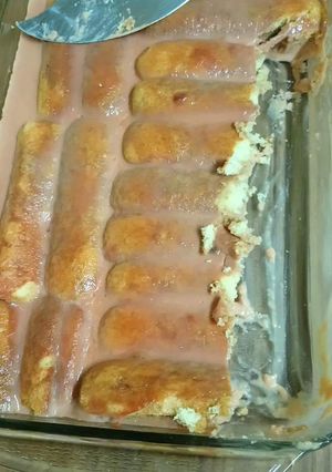 Una foto de Postre de vainilla