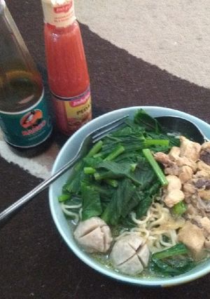 Foto resep Mie Ayam Bakso Ala Ala 😛