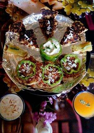 A picture of Falahari Handva and Uttapam.