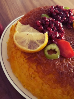 عکسی از دستور ته چین مرغ مجلسی