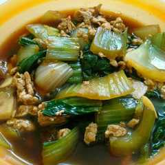 A picture of Pokcoy tumis telur(u balita).