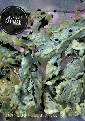 Foto resep Kripik daun pepaya jepang