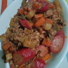 A picture of Pork Giniling.