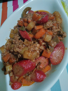 A picture of Pork Giniling.