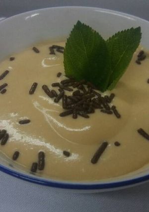 Una foto de Mousse de dulce de leche