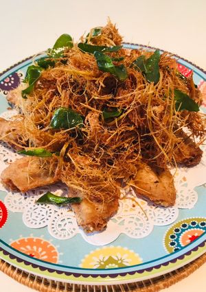 รูปของ ปีกไก่ทอดตะไคร้
