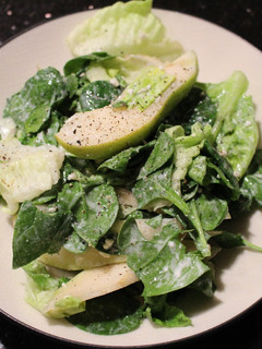 A picture of Pear and Blue Cheese Salad.