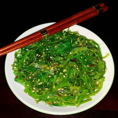 A picture of Mike's Hiyashi Seaweed Salad.