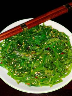 A picture of Mike's Hiyashi Seaweed Salad.