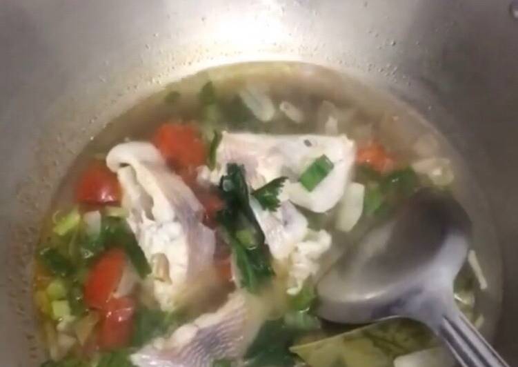 Sup ikan nila merah sederhana bisa buat yang sakit