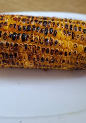 A picture of Roasted sweet corn.