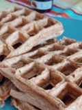 Waffles de Coco e Banana