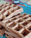 Waffles de Coco e Banana