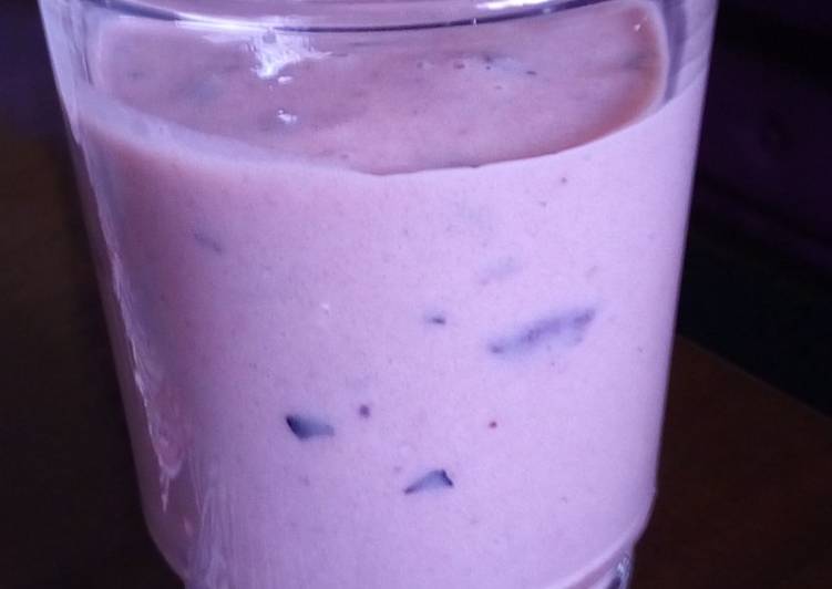 Simple Way to Make Super Quick Homemade Blue berry watermelon smoothie