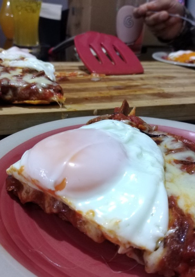Una foto de Pizza a lo pobre