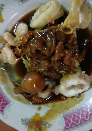 Foto resep Mie Goreng Siram Seafood