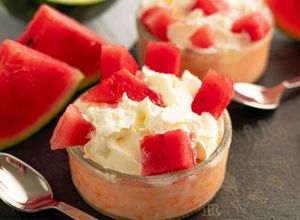 Foto di Semifreddo al mascarpone e anguria
