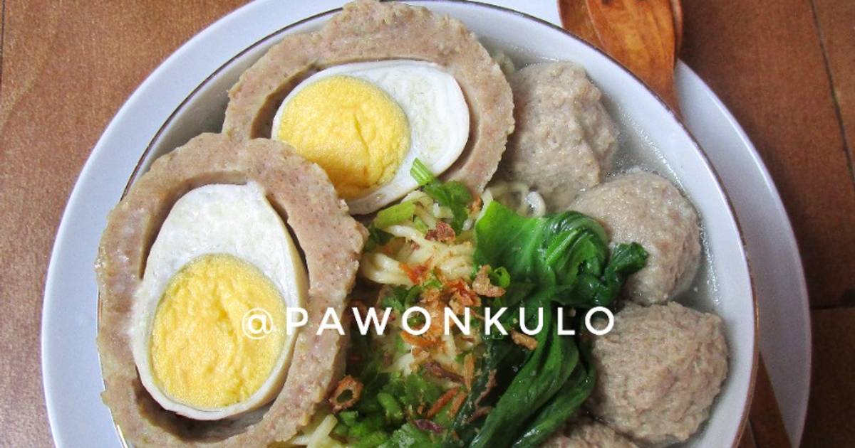 23 129 Resep Cara Membuat Bakso Isi Telur Enak Dan Sederhana Ala