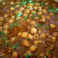 A picture of Chhole Masala.